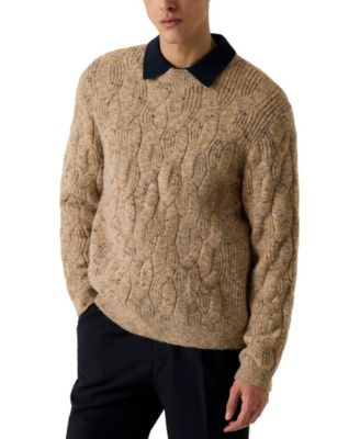 Men's Cooper Cable-Knit Crewneck Sweater