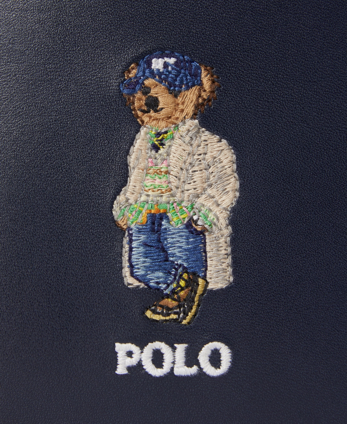 Polo Ralph Lauren Polo Bear Leather Bifold Wallet