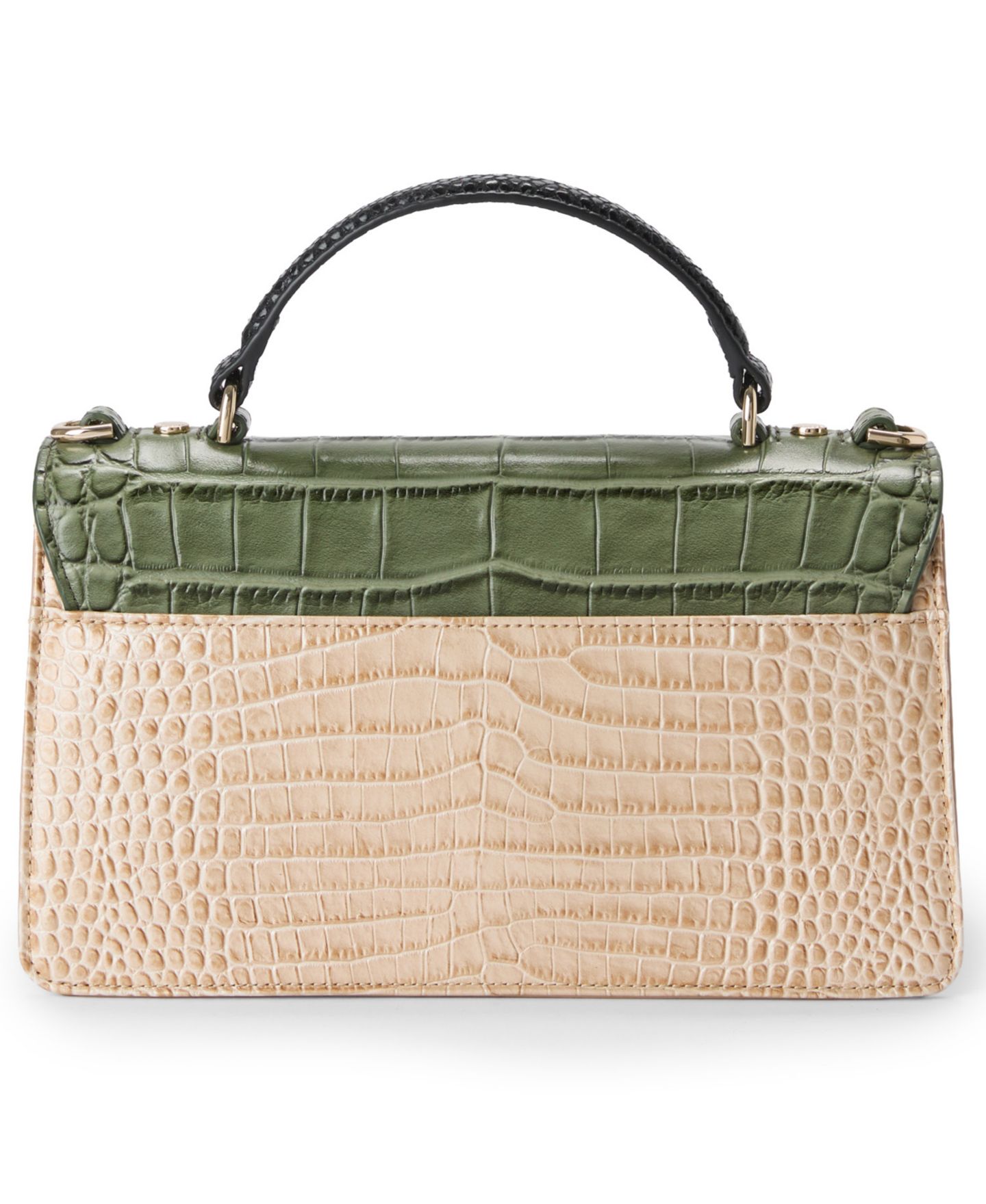 Женская сумка Brahmin Genie Hawthorn Small Crossbody, цвет: Натуральный / Зелёный — фото 2