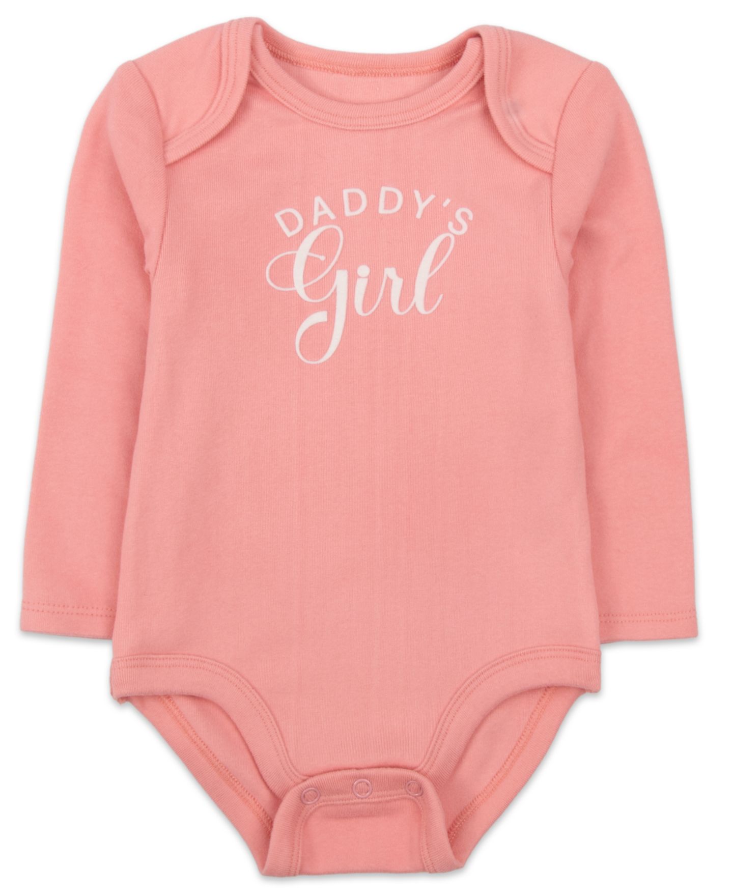 Детский набор Baby Essentials Daddy's Girl: три комплекты с длинным рукавом на кнопках, цвет: Розовый — фото 2