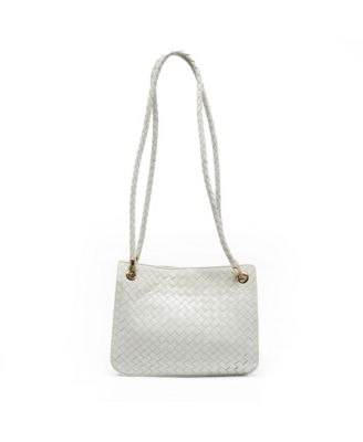 Women's Intrecciato Woven Leather Shoulder Bag