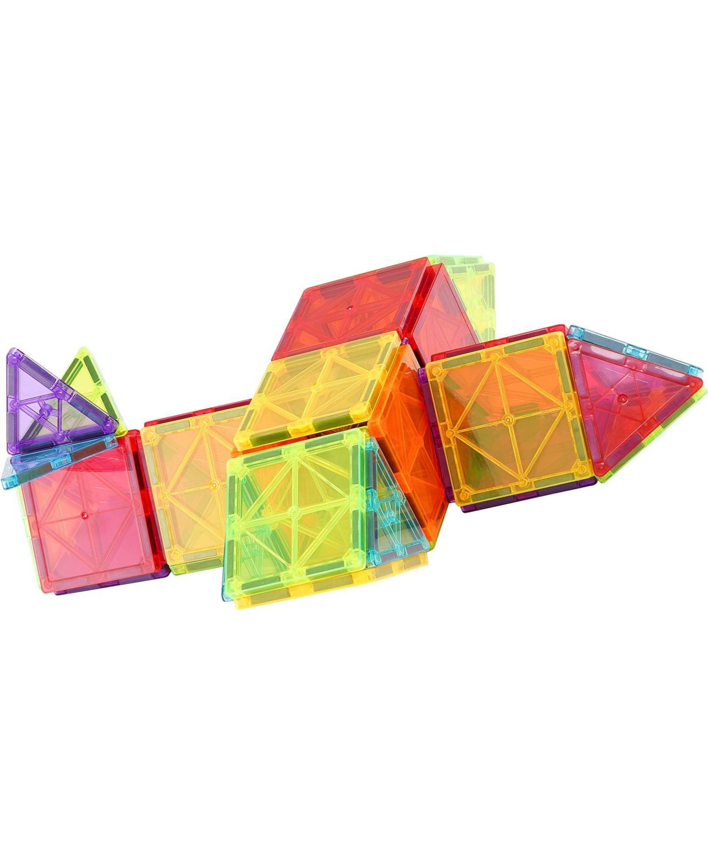 Детский конструктор SUGIFT Magnetic Building Tiles 32-Piece Building Set, Ages 3+, цвет: Open Miscellaneous — фото 9