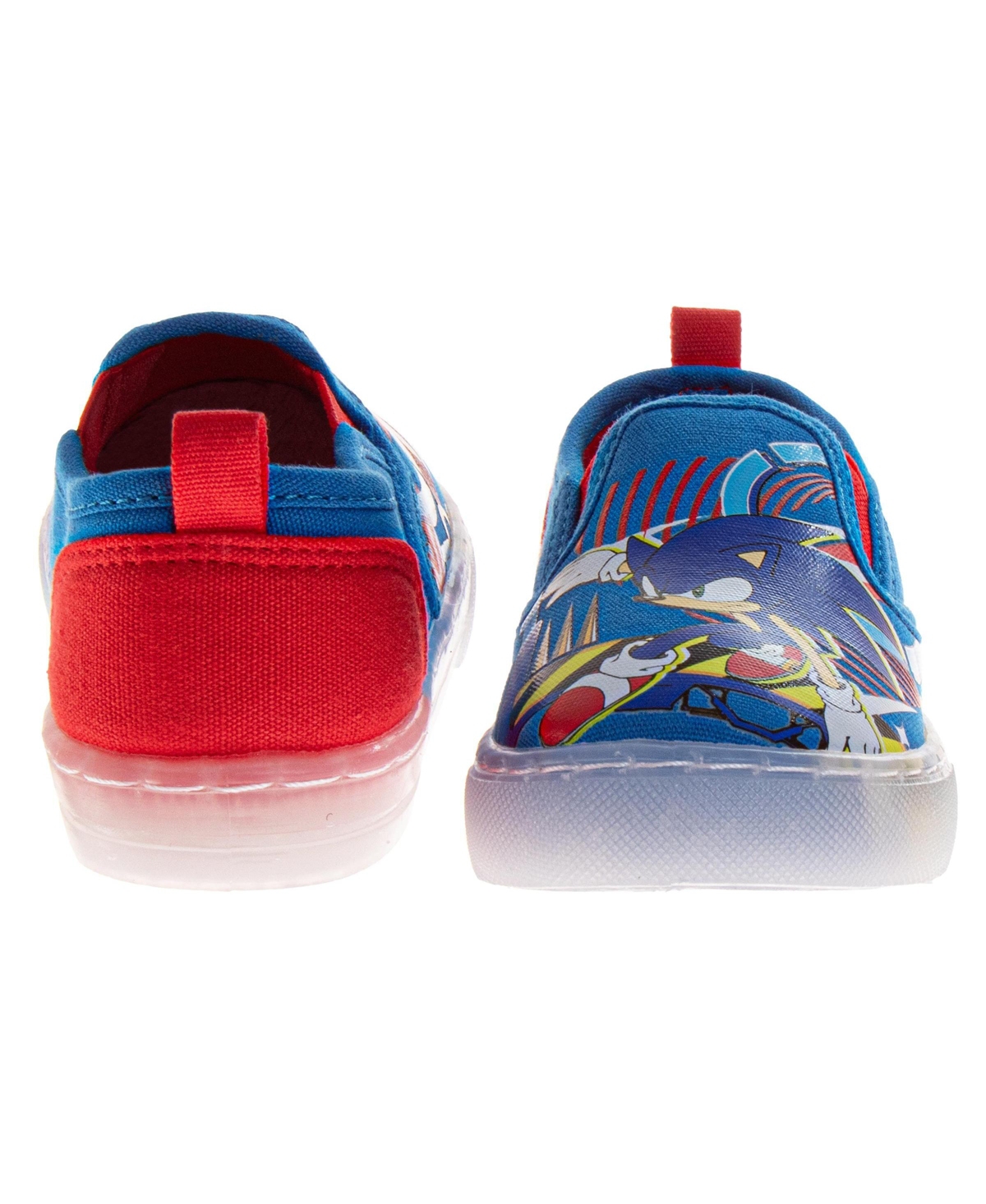 Sonic the Hedgehog Sega Toddler & Little Kid Slip On Canvas Casual Sneakers