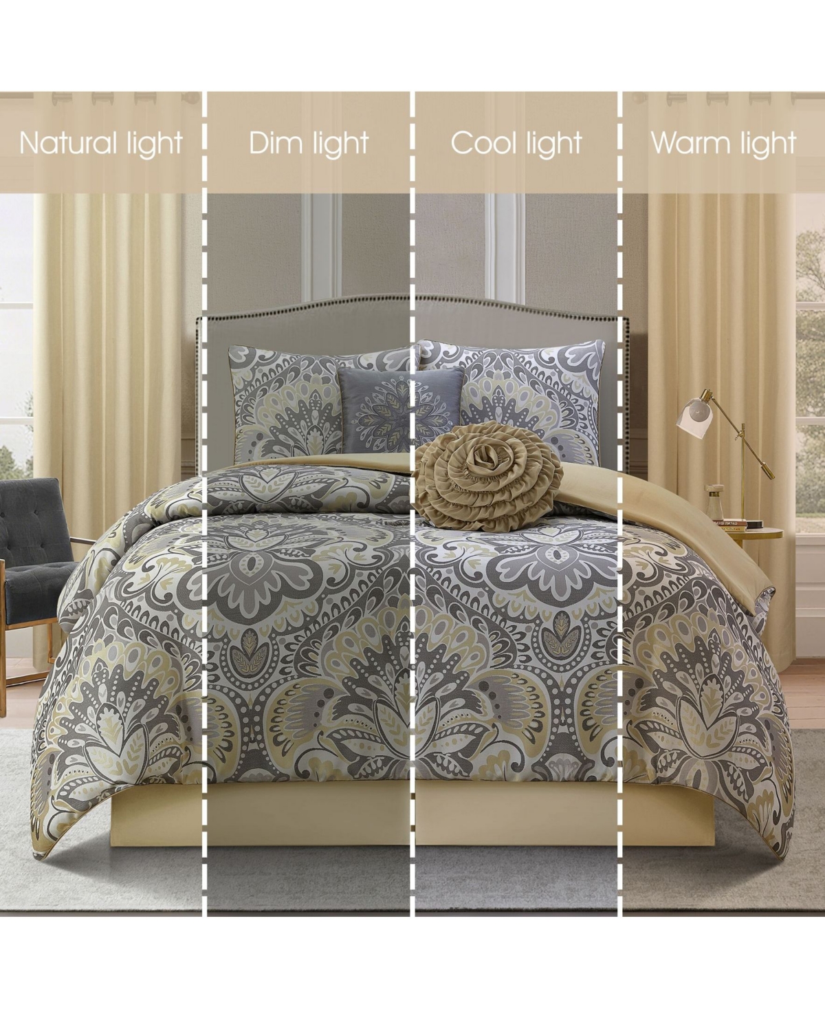 Stratford Park Amelia Floral 8-Piece Comforter Set