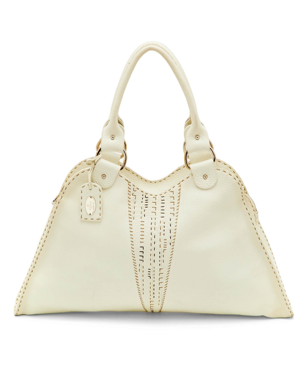 Pre-Owned Fendi Women's Selleria Trapezio Leather Shoulder Bag