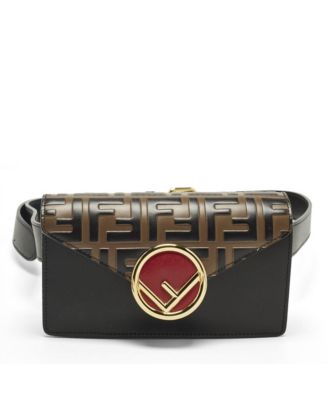 Women's Embossed Leather Belt Bag