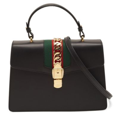 Women's Sylvie Medium Leather Top Handle Bag