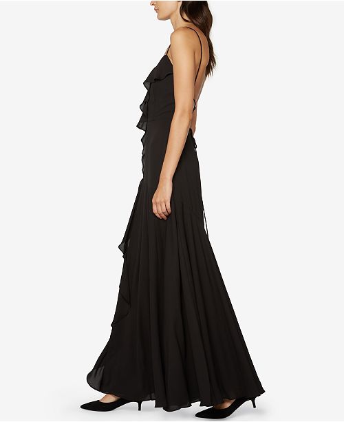 chiffon georgette gown