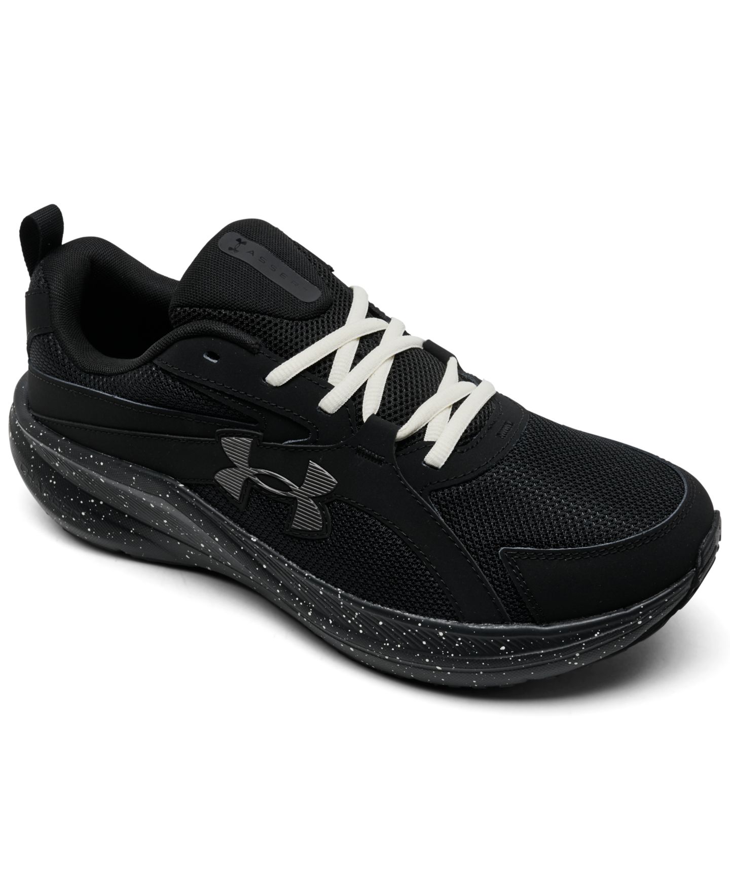 Мужские кроссовки Under Armour Charged+ Assert 11 Neutral Low-Top Running Sneakers, Style 6006723, цвет: Чёрный — фото 1