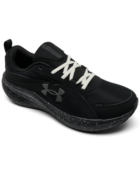 Мужские кроссовки Under Armour Charged+ Assert 11 Neutral Low-Top Running Sneakers, Style 6006723, цвет: Чёрный