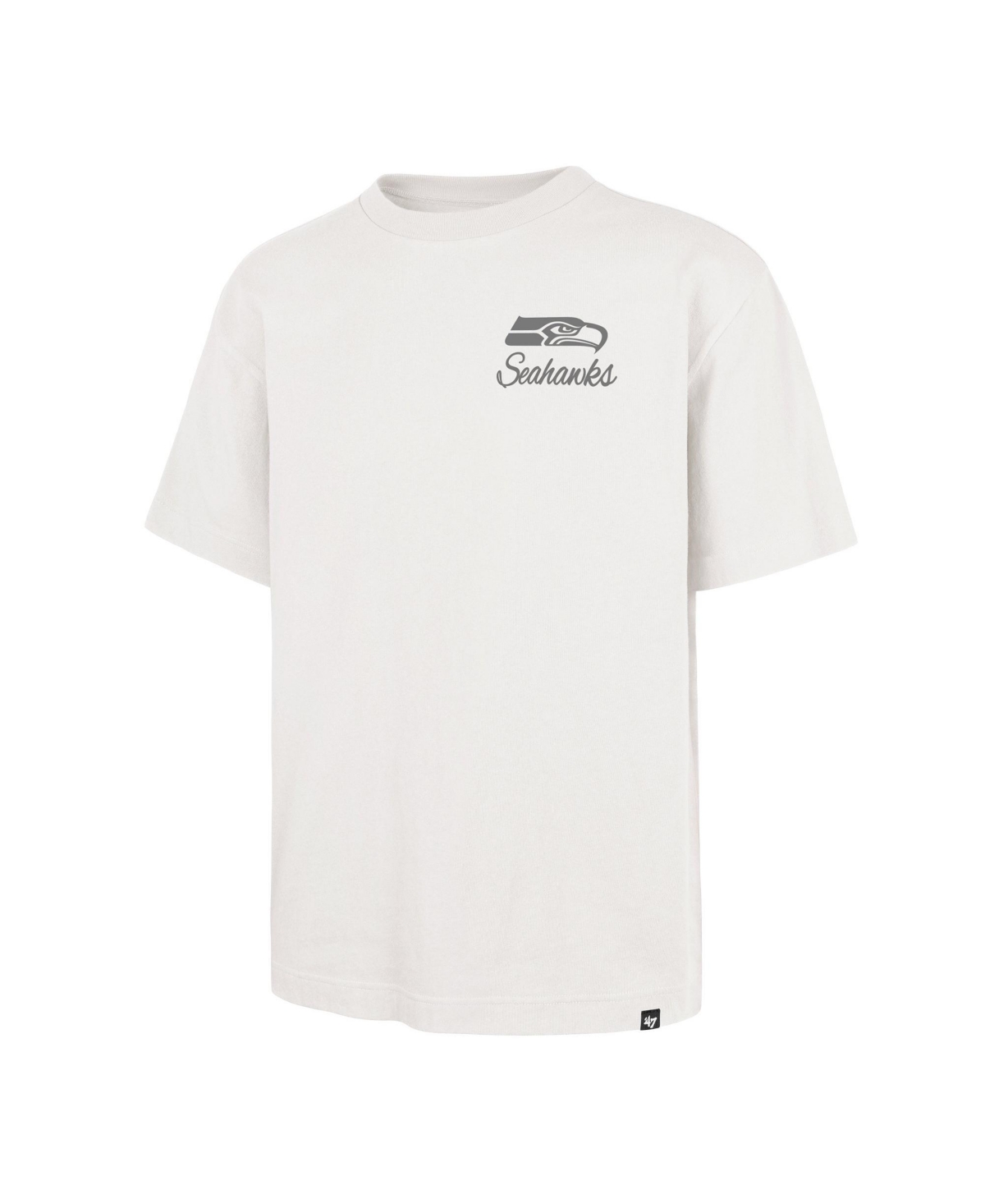 '47 Brand Men's Seattle Seahawks Foundation Heavyweight Cotton Crewneck T-Shirt