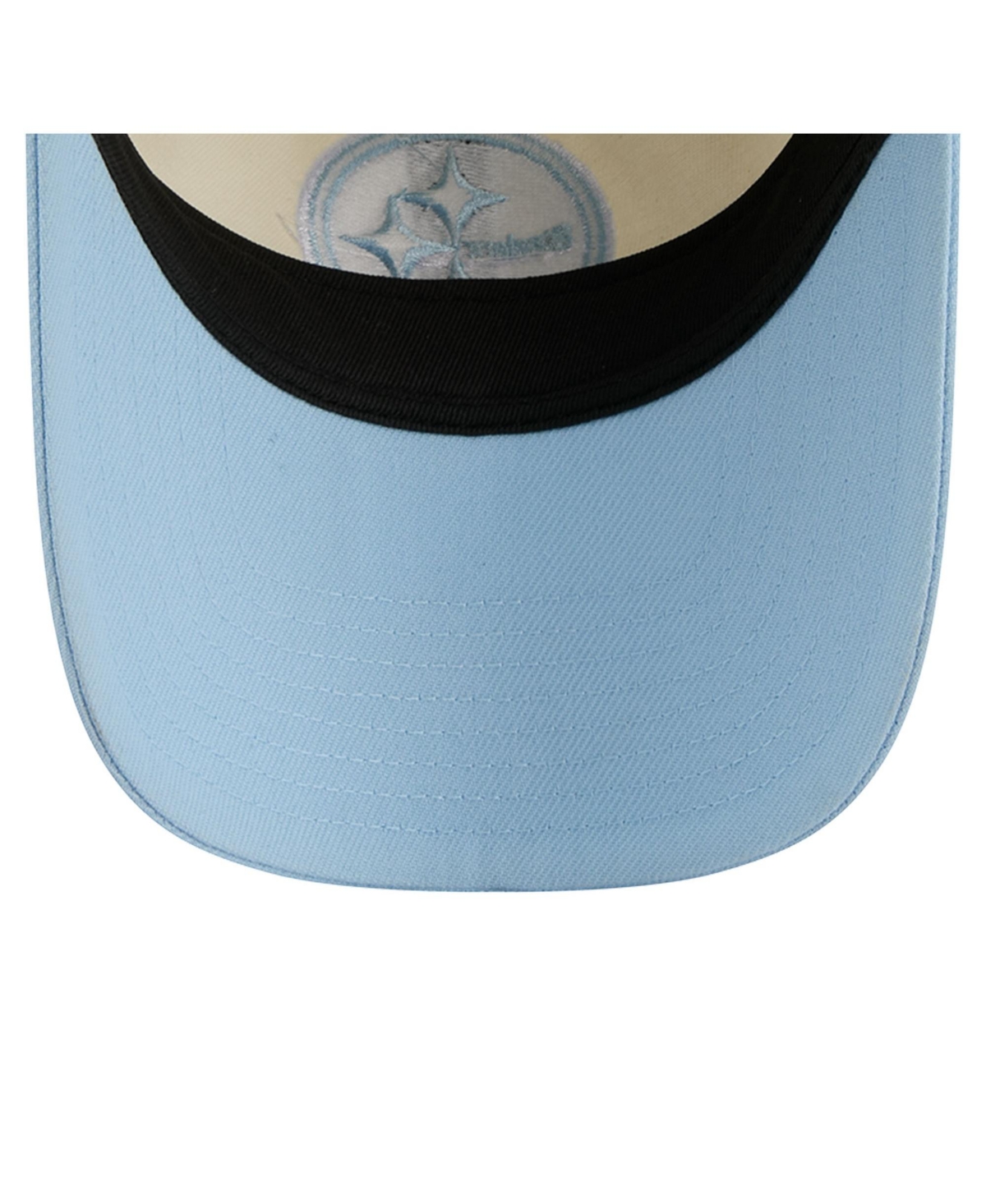 New Era Women's Cream/Coastal Blue Pittsburgh Steelers 9TWENTY Adjustable Hat