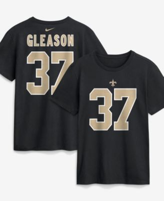 Men's New Orleans Saints Steve Gleason Retired Name Number Screen-Printed T-Shirt