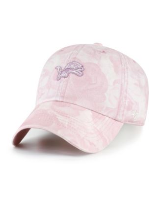 Women's Pink Detroit Lions Gardenia Clean Up Adjustable Hat