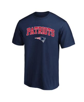 Men's Big & Tall New England Patriots Screen Print Crewneck T-Shirt
