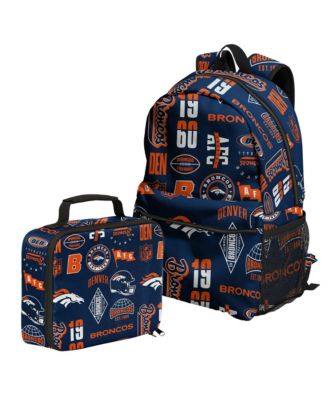 Denver Broncos Backpack and Lunchbox Set