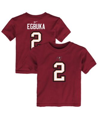 Toddler Boys' 2T-5T Tampa Bay Buccaneers Emeka Egbuka Short-Sleeve Crewneck Graphic T-Shirt