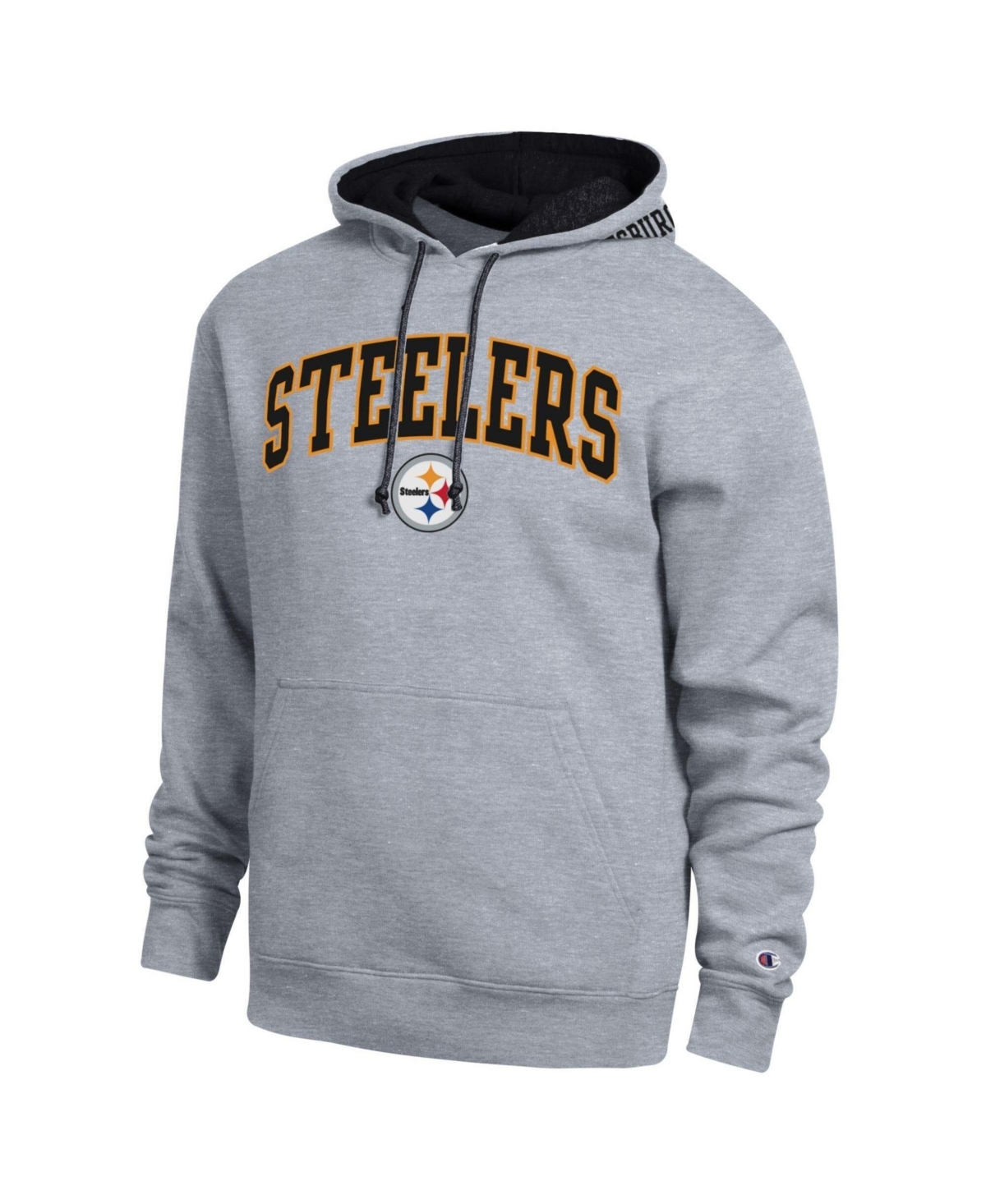 Champion Men's Pittsburgh Steelers Contrast Pullover Hoodie