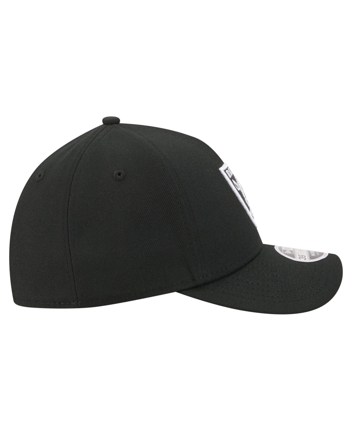 New Era Men's Black Las Vegas Raiders 39THIRTY M-Crown A-Frame Stretch Hat