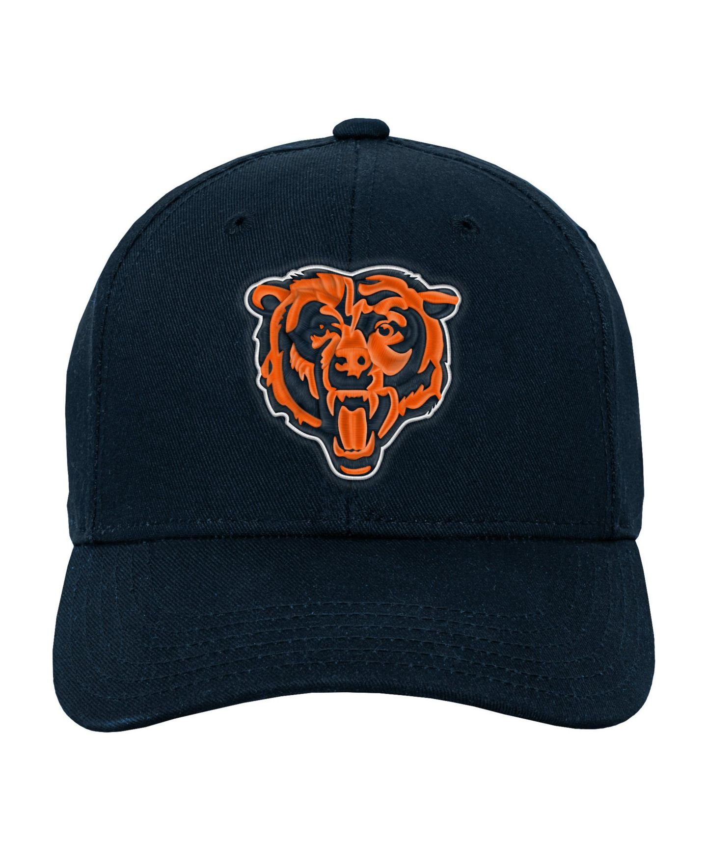 Детский головной убор Outerstuff Chicago Bears Structured-Fit High-Crown Pre-Curved Hat — фото 3