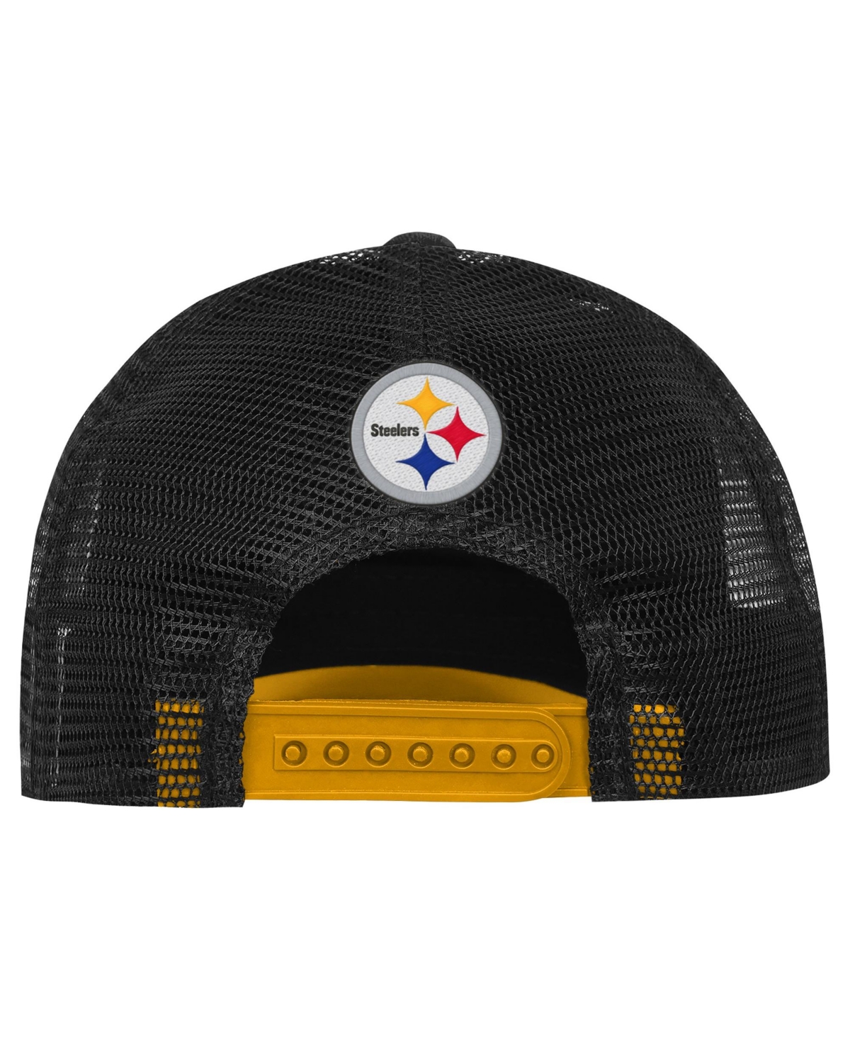 Outerstuff Big Boys' and Girls' Pittsburgh Steelers Handoff Foam Mesh Panels Trucker Hat