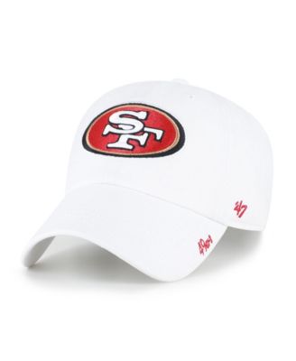 Women's White San Francisco 49ers Miata Clean Up Adjustable Hat