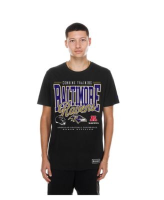 Men's Baltimore Ravens Combine Authentic Crewneck T-Shirt