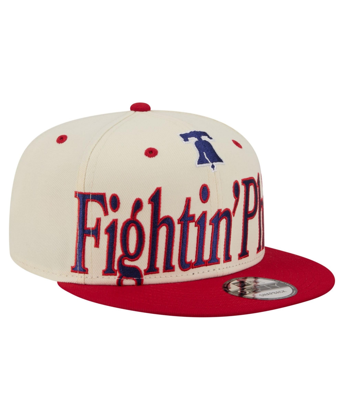 New Era Men's Philadelphia Phillies Oversized Slogan 9FIFTY Snapback Baseball Cap