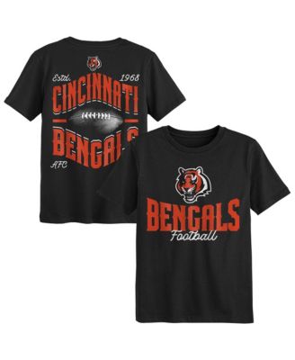 Boys' and Girls' 2T-5T Top Pick Cincinnati Bengals Distressed Crewneck T-Shirt