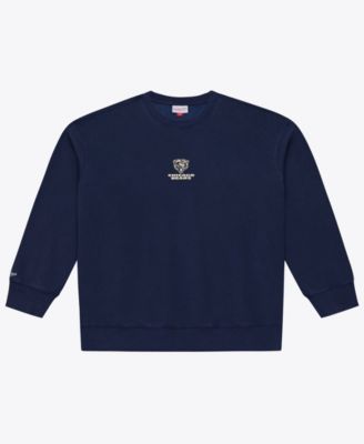 Men's Navy Chicago Bears Core Essentials Micro Logo Fleece Sweatshirt