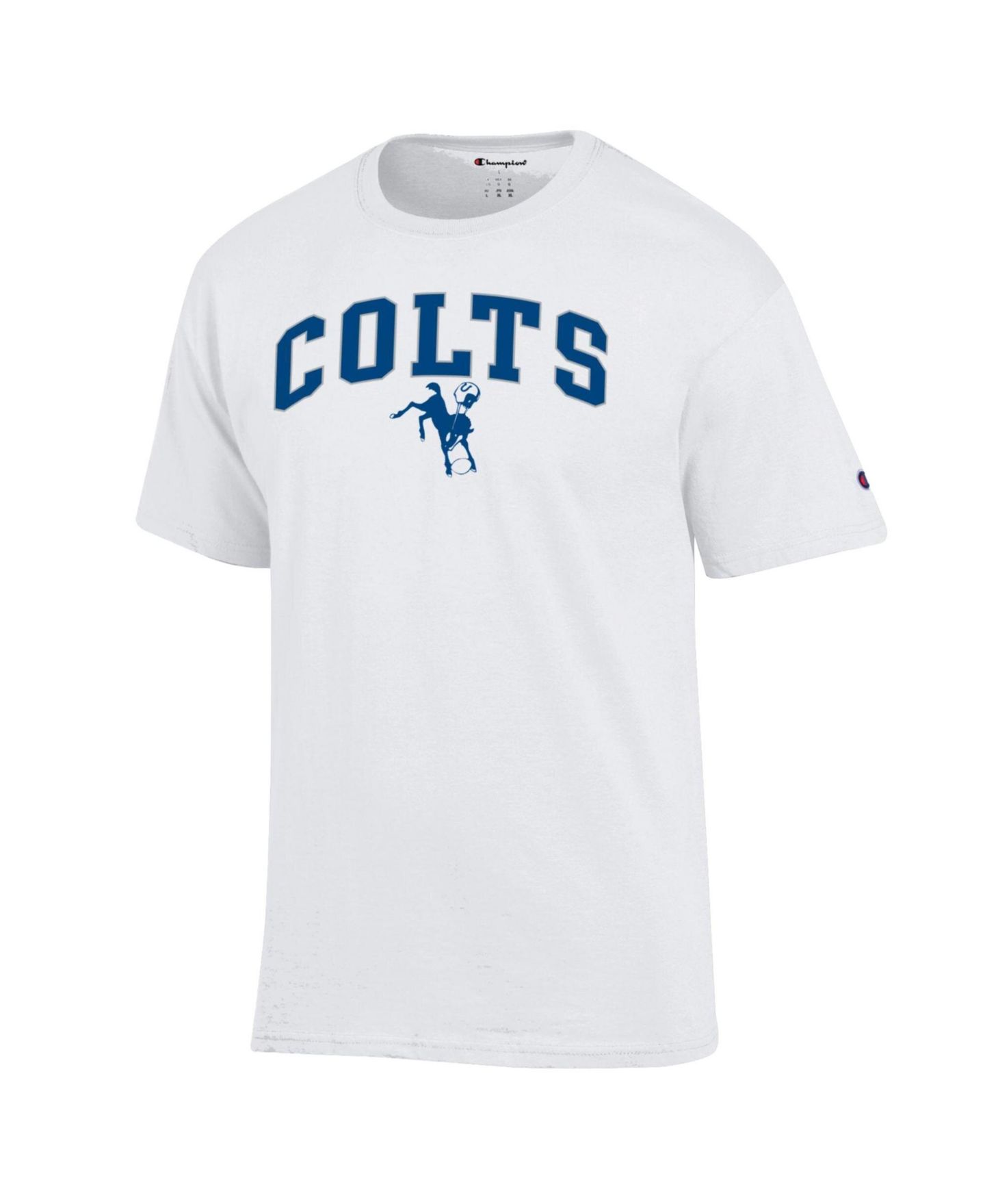 Мужская футболка Champion White Indianapolis Colts Arch Over Logo — фото 3