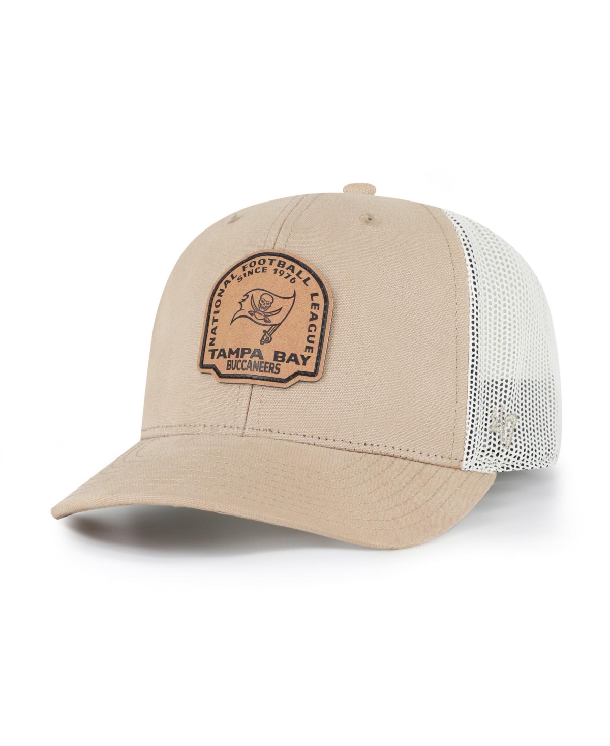 '47 Brand Men's Khaki Tampa Bay Buccaneers Bonehide Trucker Adjustable Hat