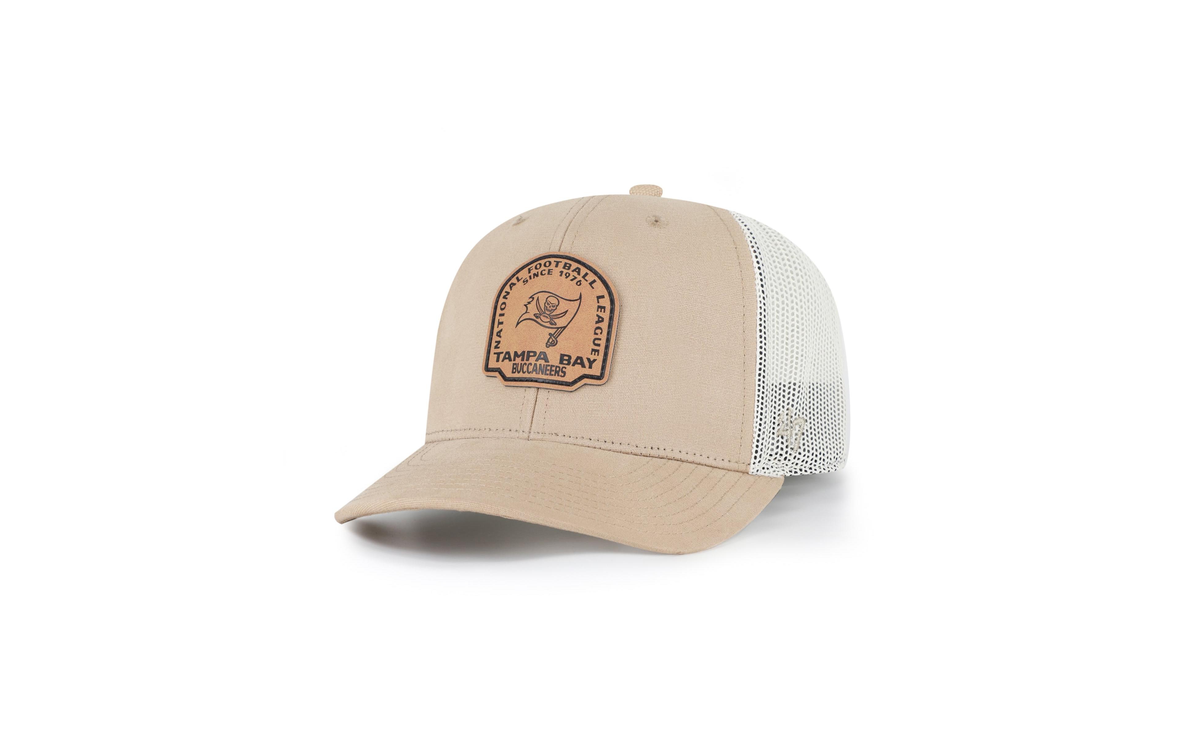 '47 Brand Men's Khaki Tampa Bay Buccaneers Bonehide Trucker Adjustable Hat