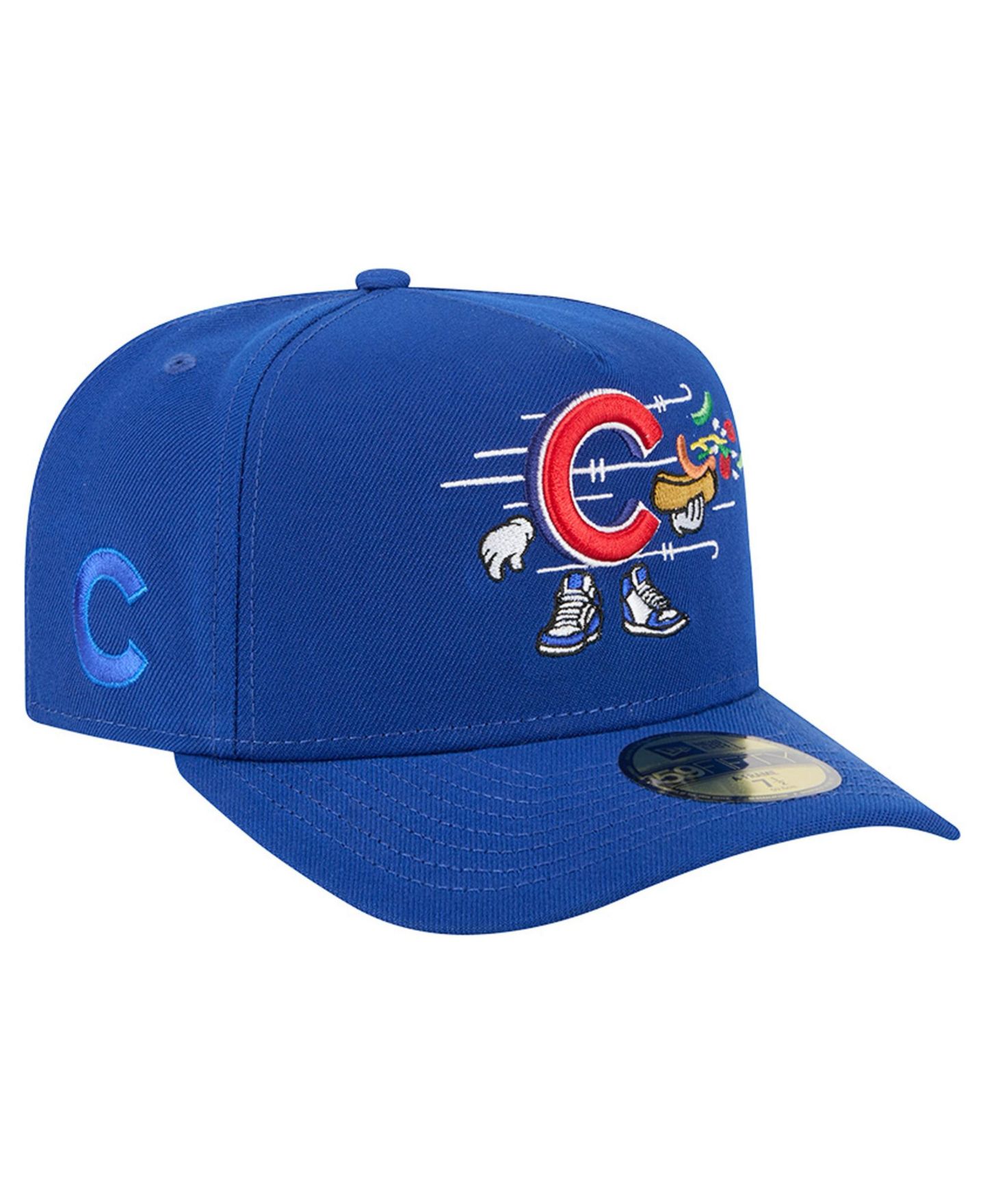 Мужская кепка New Era Chicago Cubs Cartoon A-Frame 59FIFTY Fitted Hat — фото 1