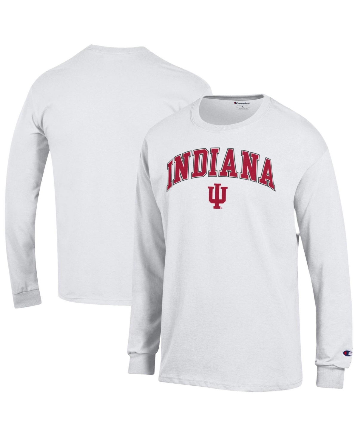 Champion Men's Indiana Hoosiers Screen Print Long-Sleeve T-Shirt