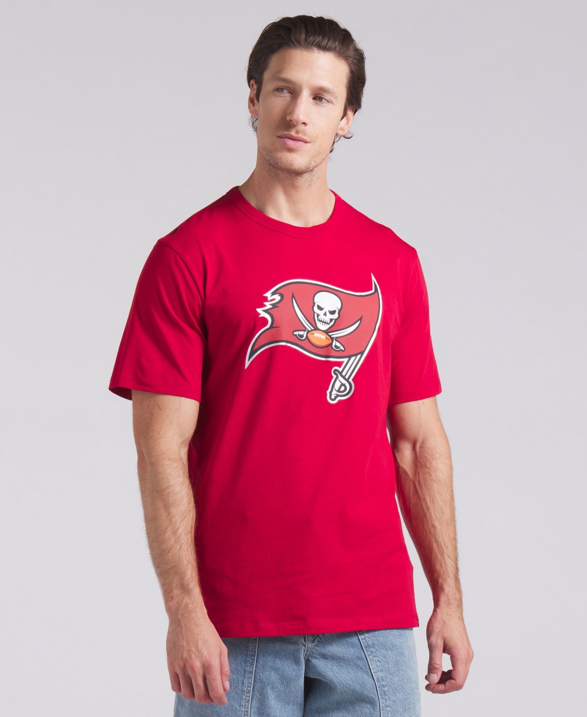 Fanatics Men's Tampa Bay Buccaneers Field Goal Legacy Classic Fit Crewneck T-Shirt