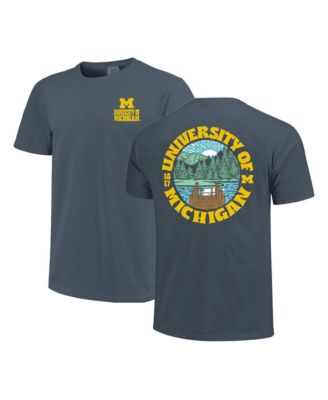 Men's Michigan Wolverines Thick Lined Landscape Crewneck Graphic Tee