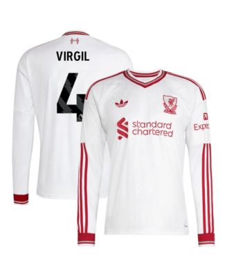 Men's Liverpool Virgil van Dijk 2026/27 Replica Long Sleeve Jersey