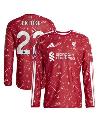 Men's Liverpool Hugo Ekitike 2026/27 Home Long Sleeve Authentic Retro Jersey