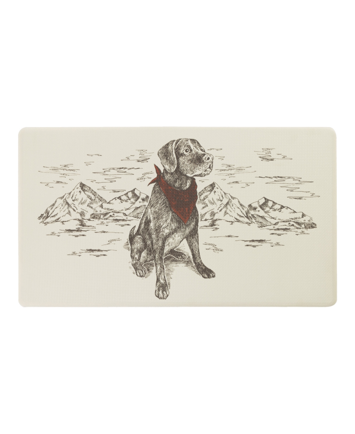 Eddie Bauer Man's Best Friend Non-Slip Kitchen Mat