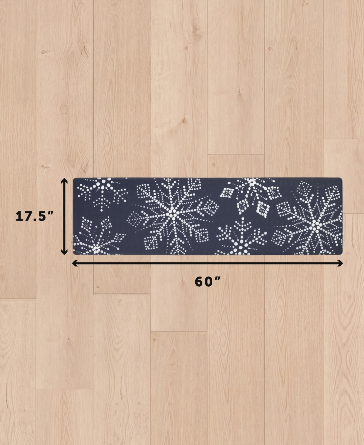 Eddie Bauer Snowflakes Non-Slip Kitchen Mat