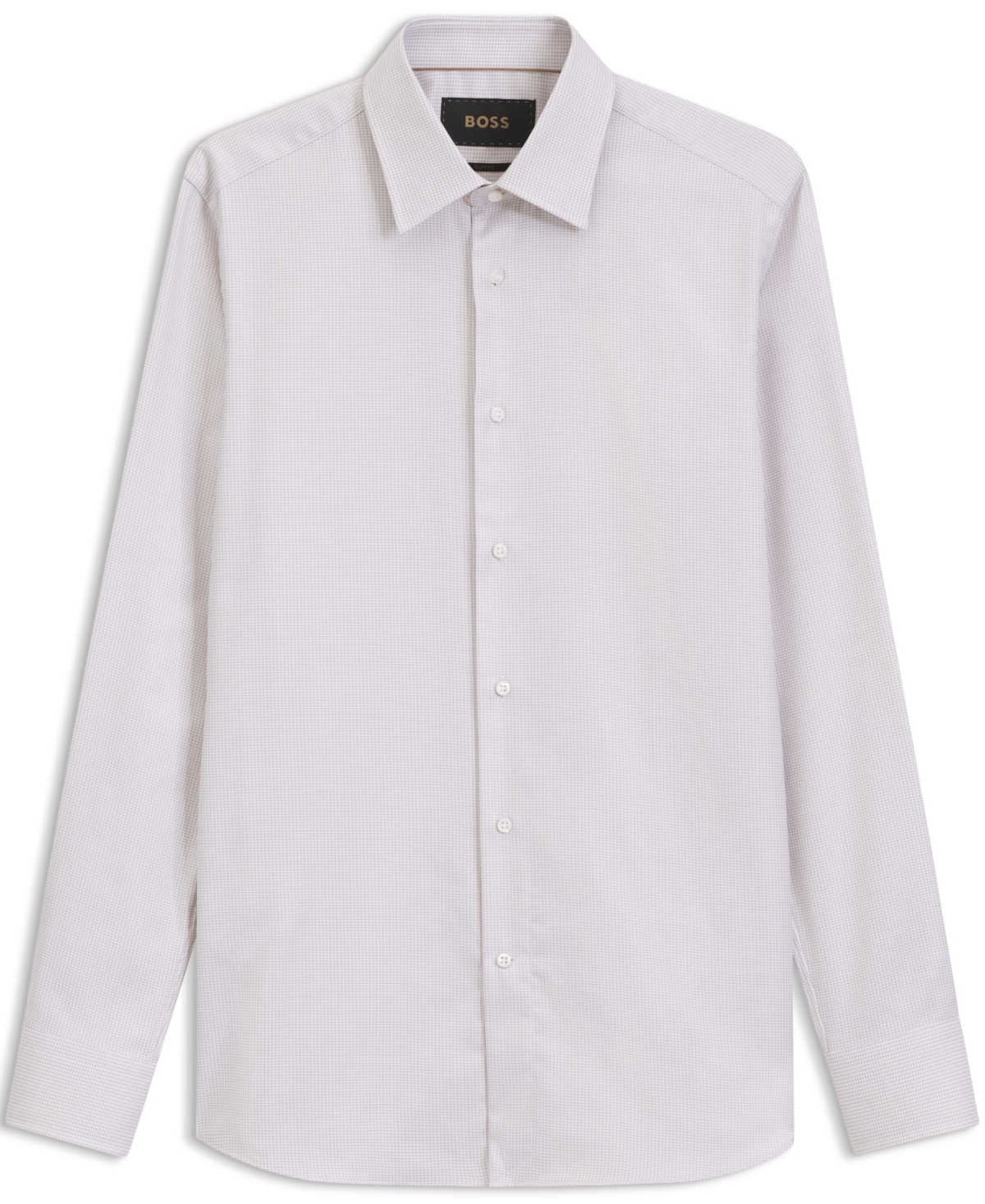 Boss by Hugo Men's Wrinkle-Resistant Cotton Slim-Fit Dress Shirt