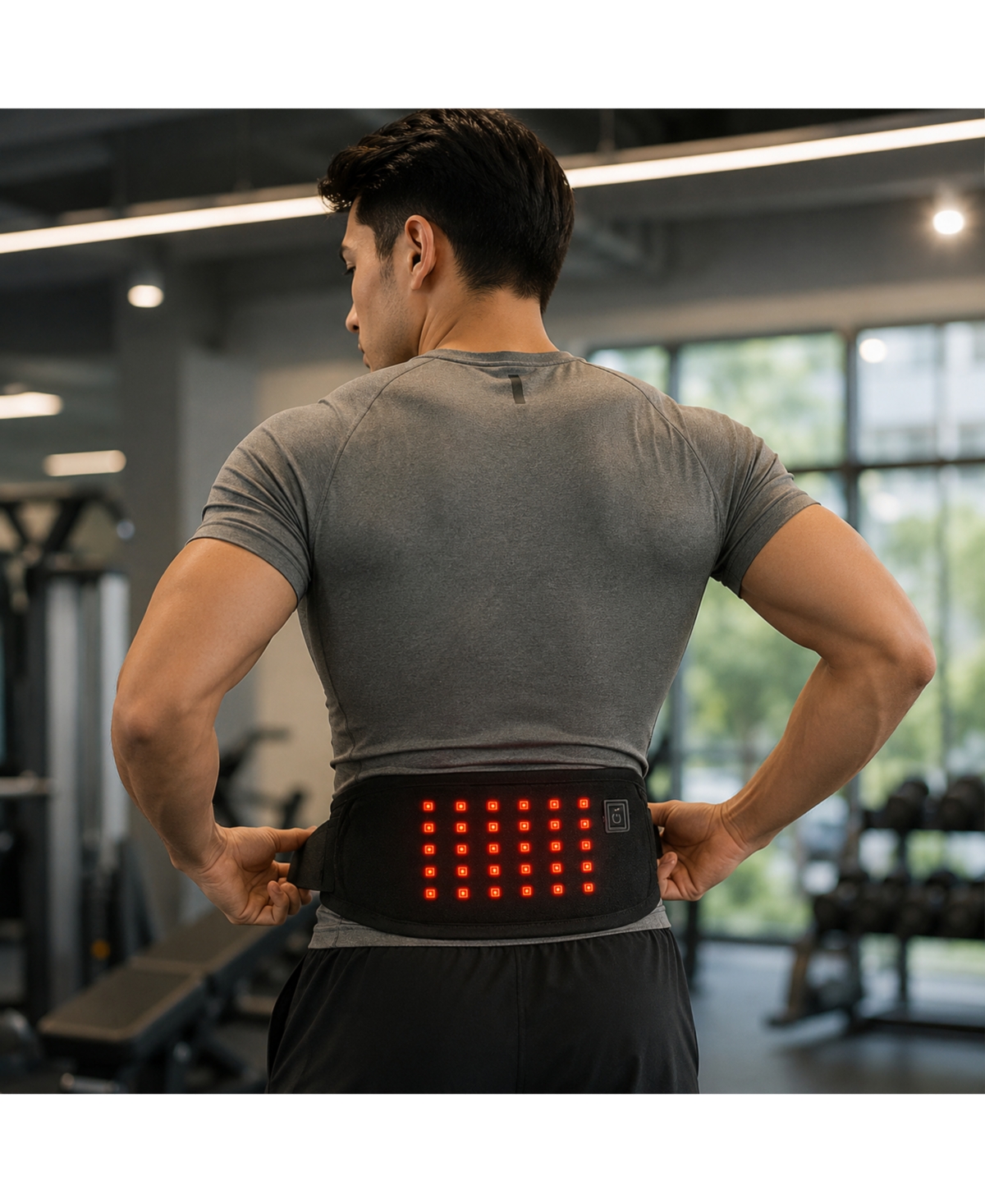 Pursonic Red Light Therapy Back Wrap - Comfort & Recovery for Lower Back and Core
