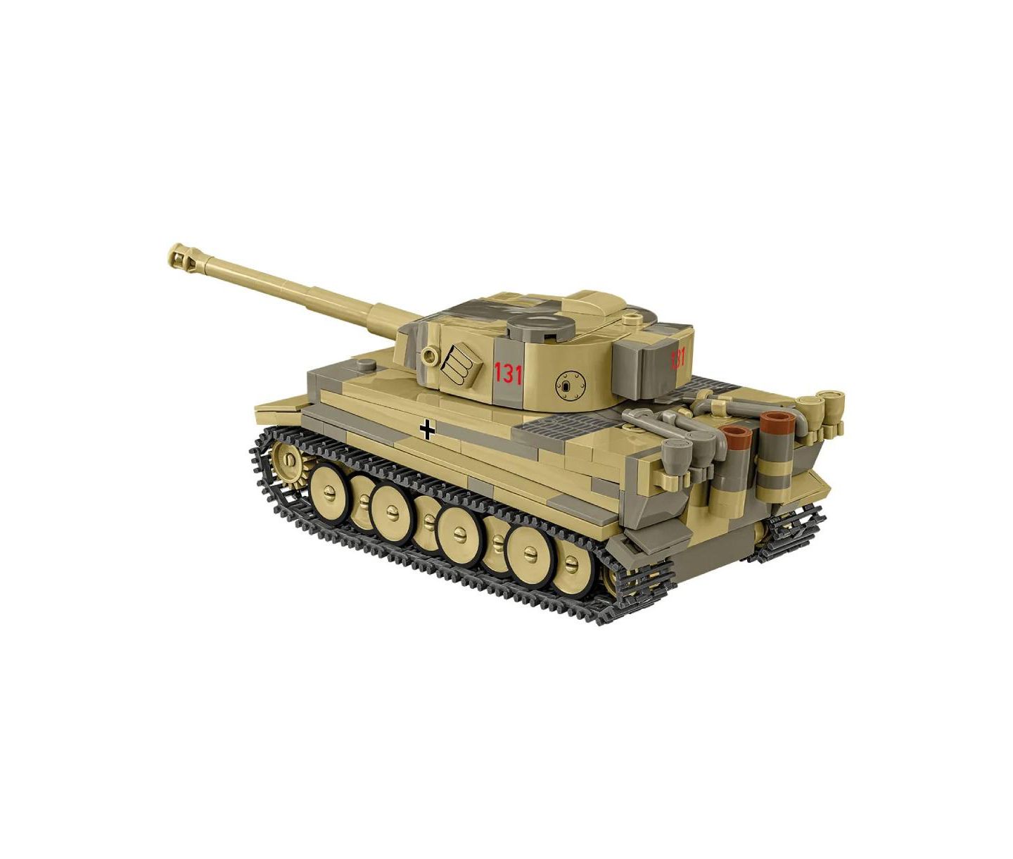 Детские майки COBI Historical Collection Wwii Panzer VI Tiger 1 no. 131 Tank, 442 pieces — фото 6