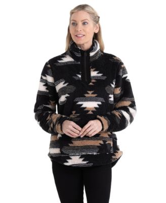 Women's Quarter-Zip Mock Neck Fleece Pullover