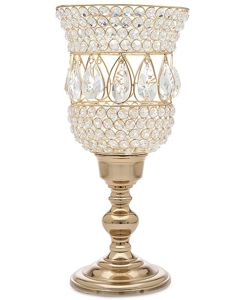 Godinger Lighting By Design Crystal Hurricane Candle Holder
