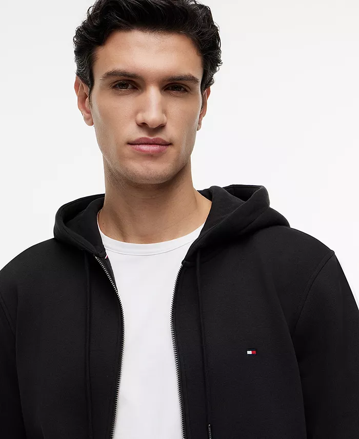 Men's Long Sleeve Zip-Front Flag Logo Hoodie - thumbnail 7