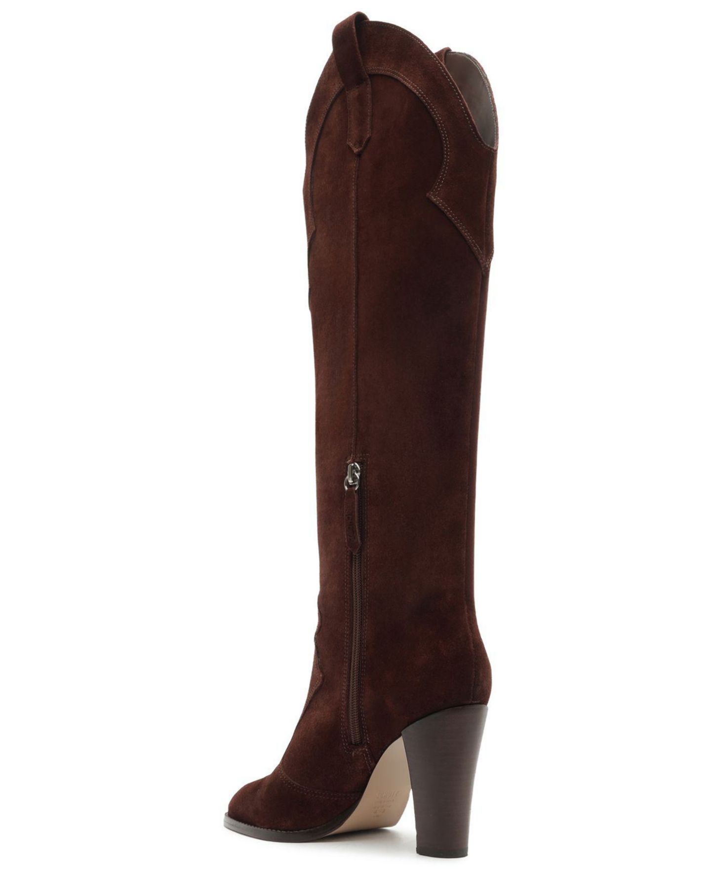 Женские ботинки Schutz Miller Up Block Heel Tall Dress Boots, цвет: Maplewood — фото 6
