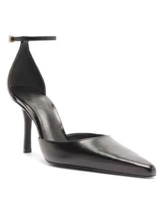 Women's Jenny Ankle Strap Pointed Toe Pumps