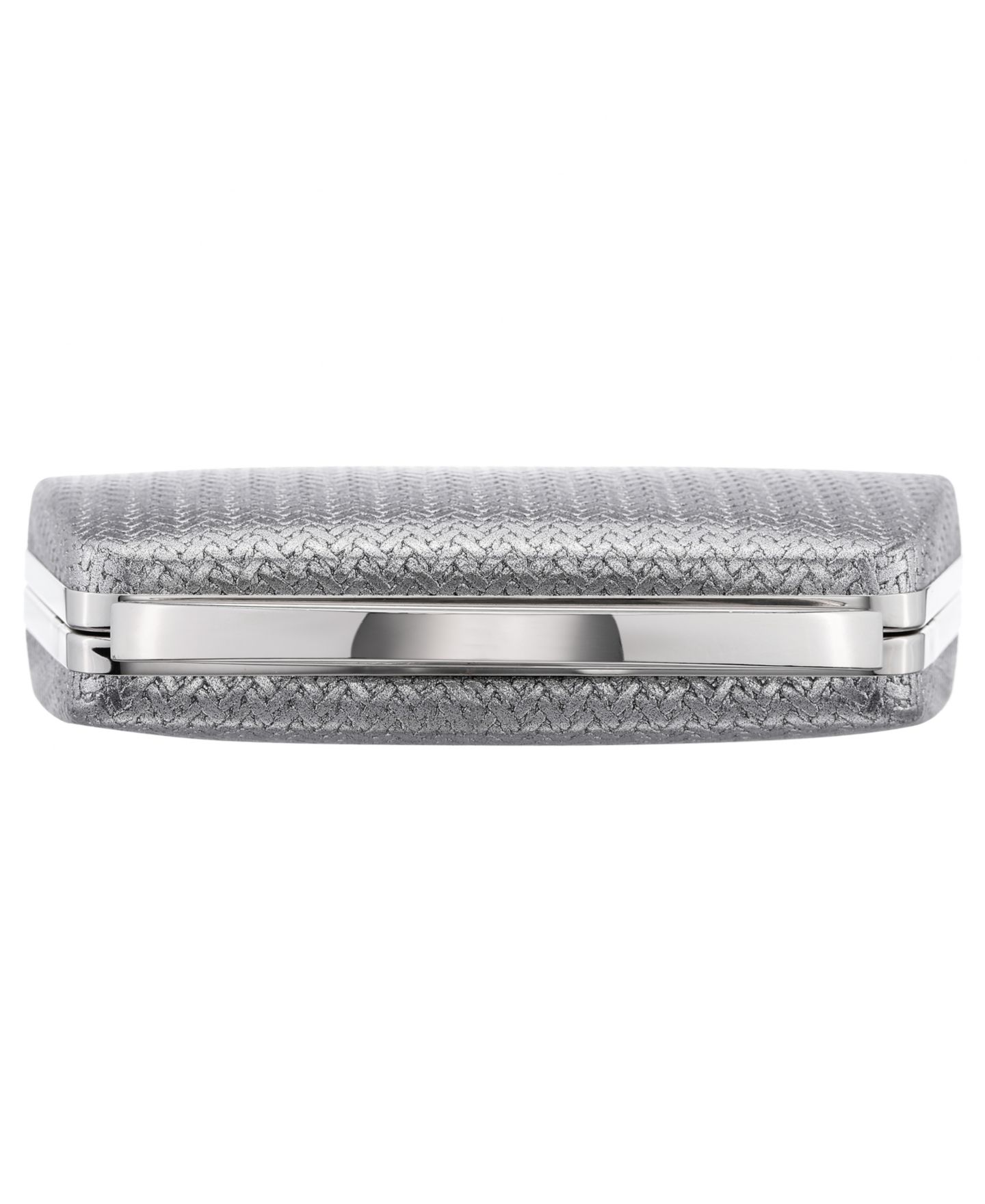 Женский клатч Nina Genesis Metallic Woven Small Handle Clutch Handbag, цвет: Состаренный серебряный — фото 7